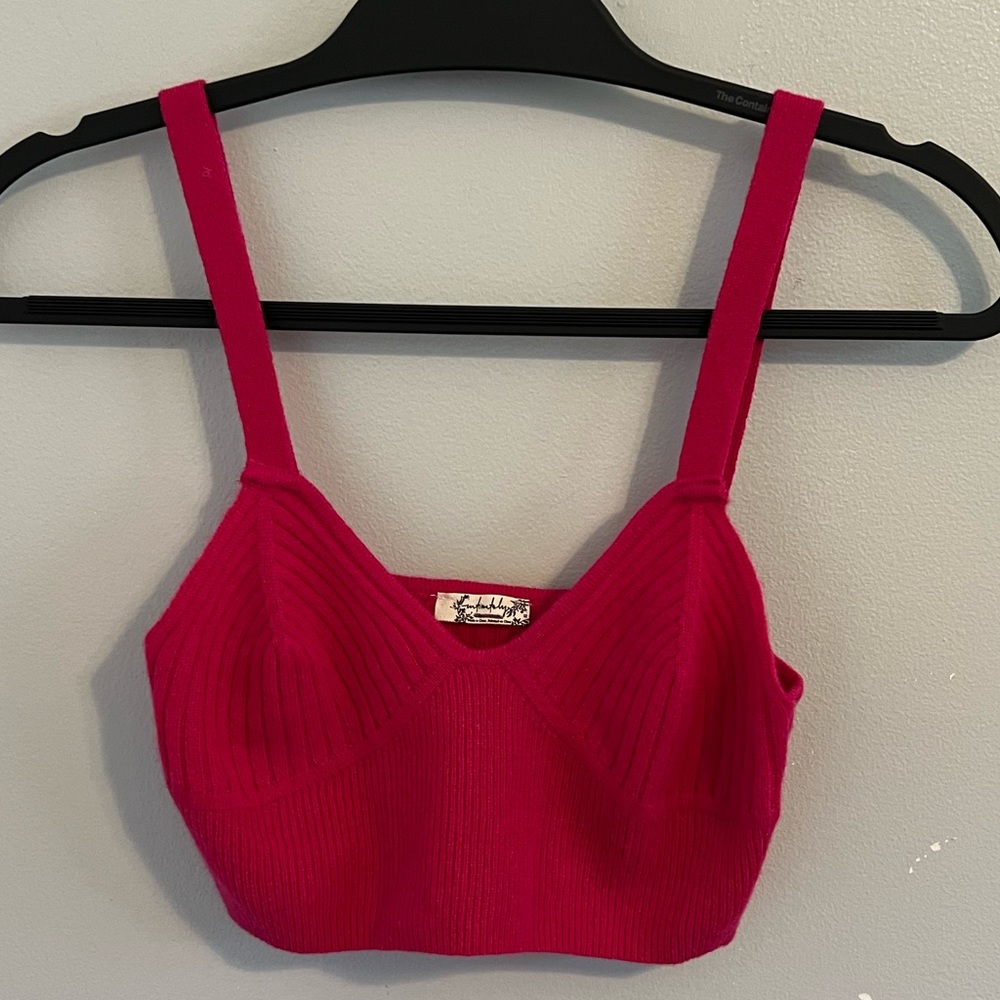 Free people knit bralette